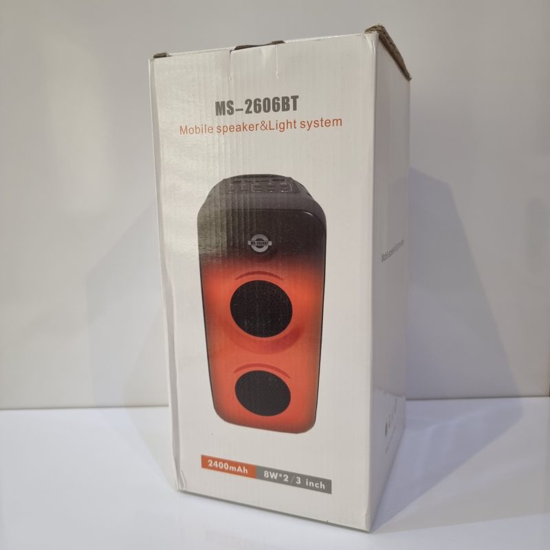 اسپیکر بلوتوثی قابل حمل مدل MS-2606BT